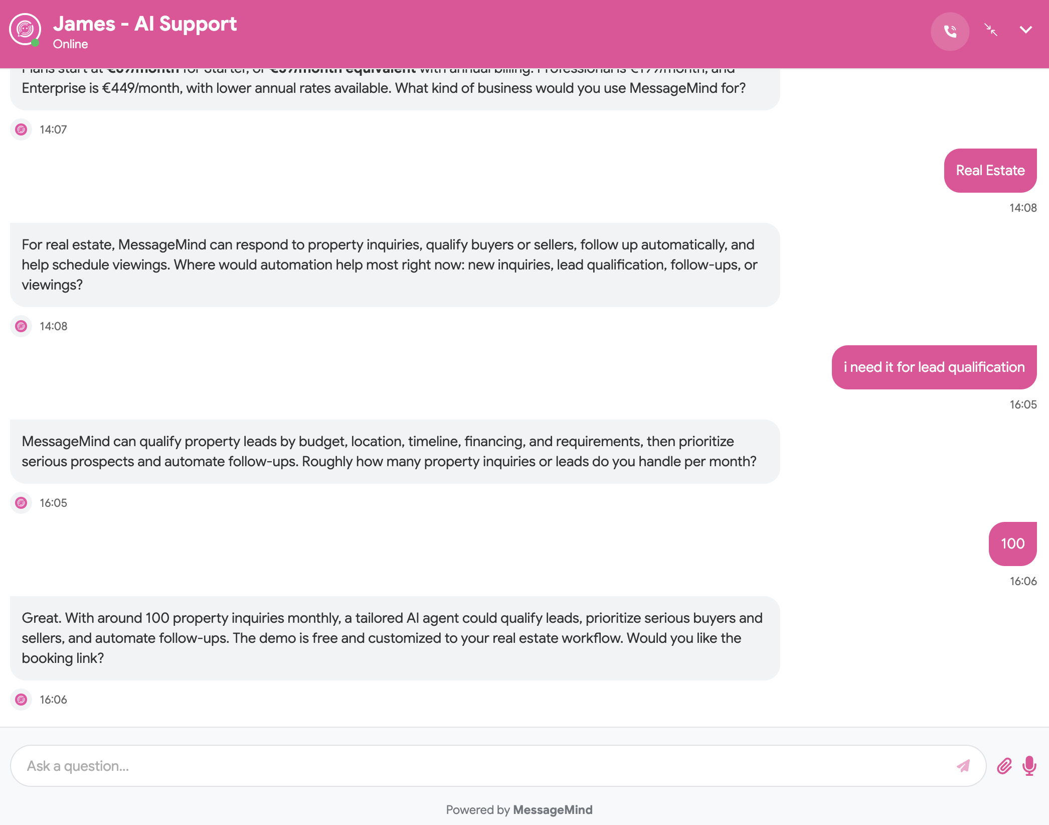 Knowledge sources connected to the assistant