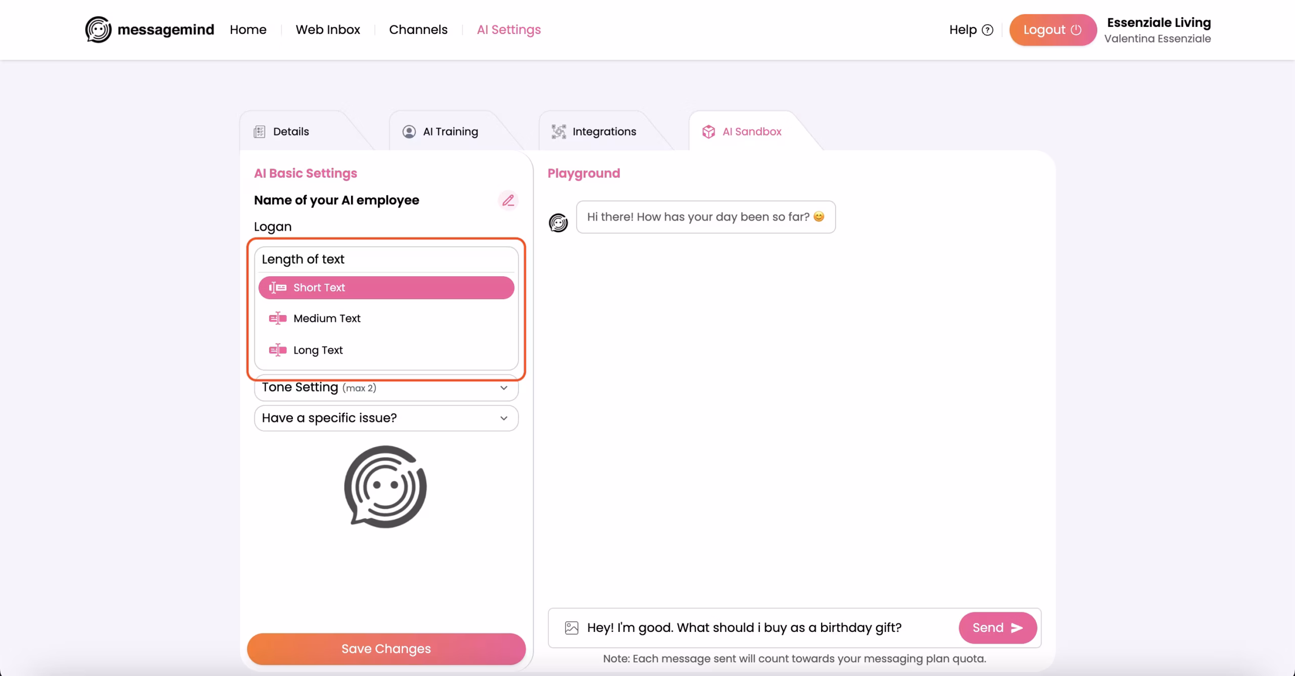Documentation | MessageMind